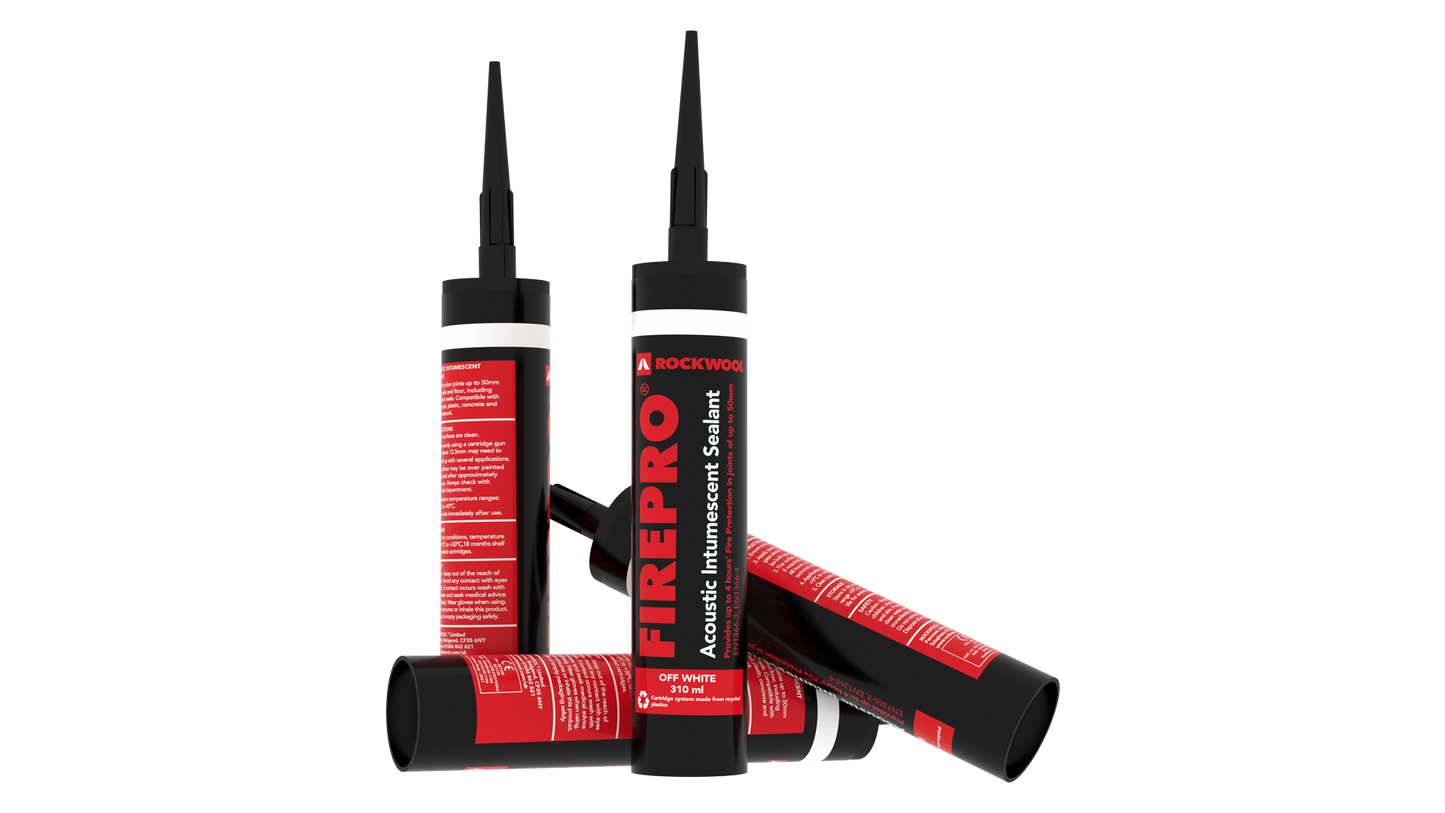 Rockwool FirePro Acoustic Intumescent Sealant Off White 310ml