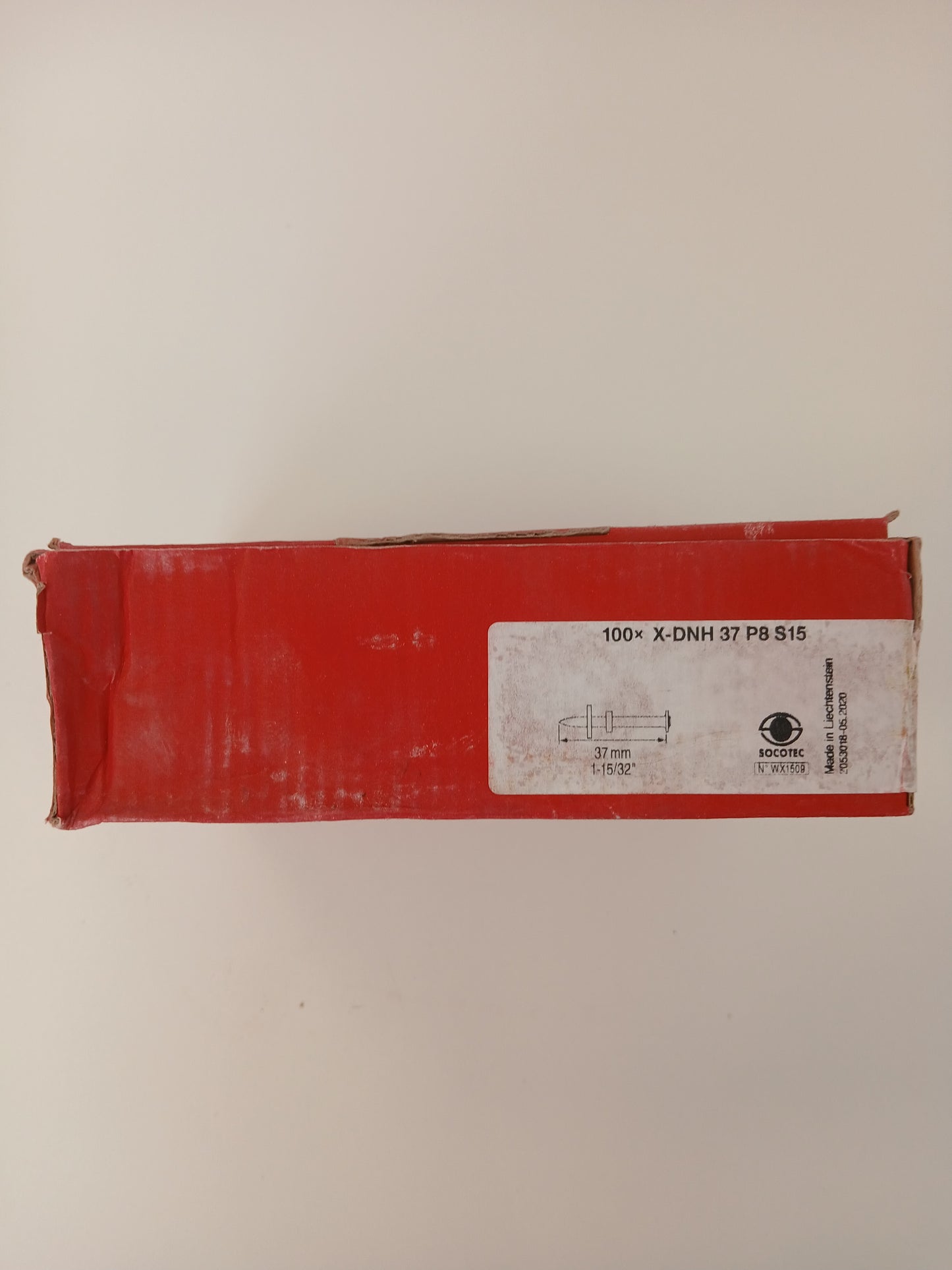 Hilti Kwik Nails X-DNH 37 P8 S15 37mm (Pack of 100)