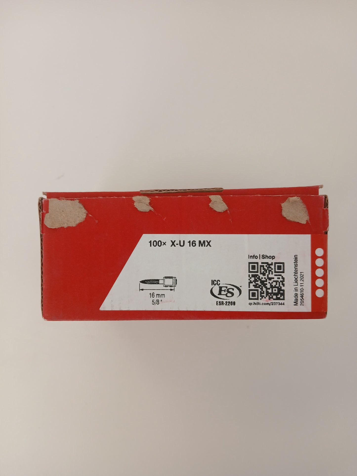 Hilti Universal Collated Nails X-U 16 MX 16mm (Pack of 100)