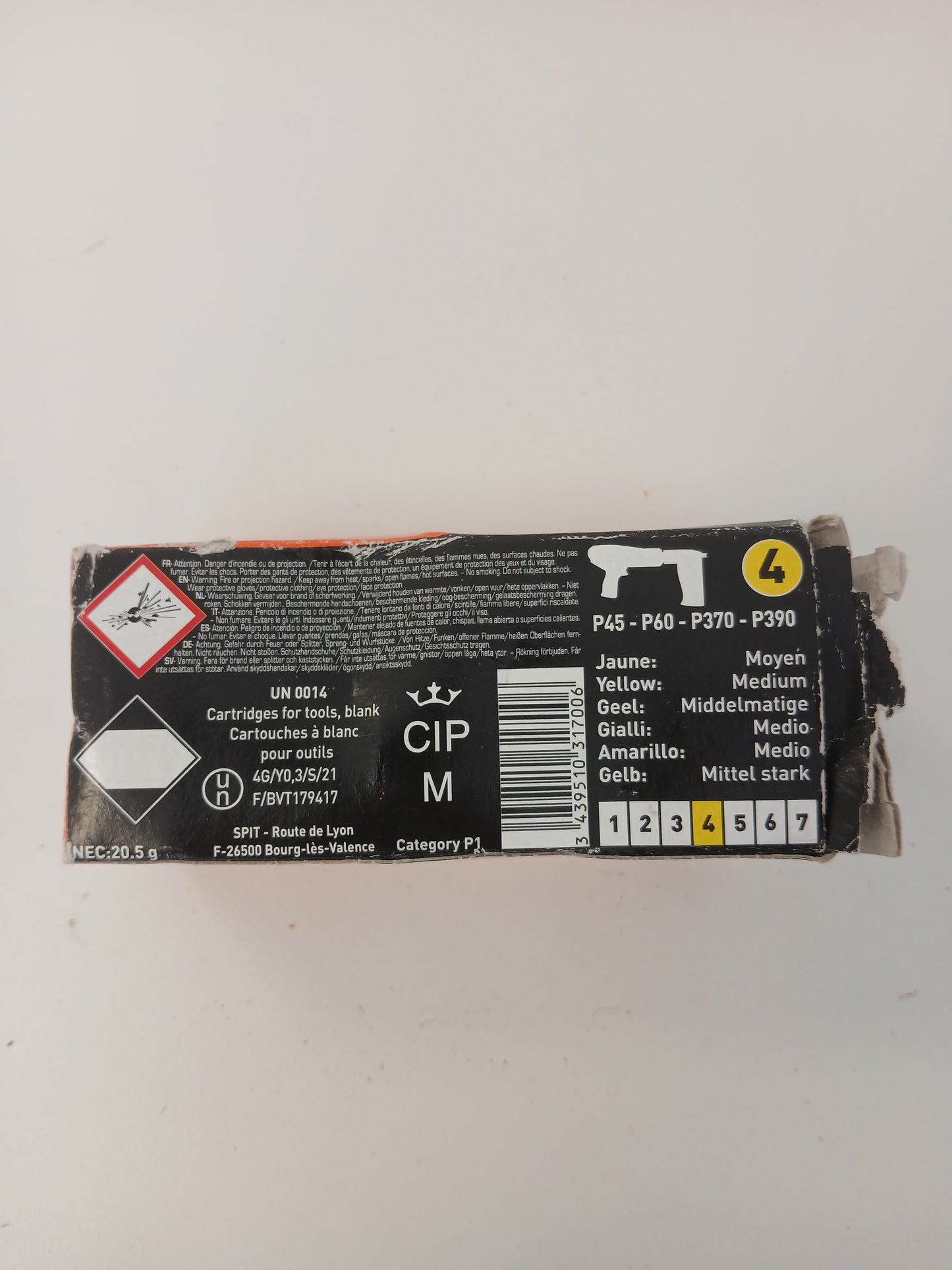 SPIT Metal Disc Cartridge with 10 Loads (Pack of 9)