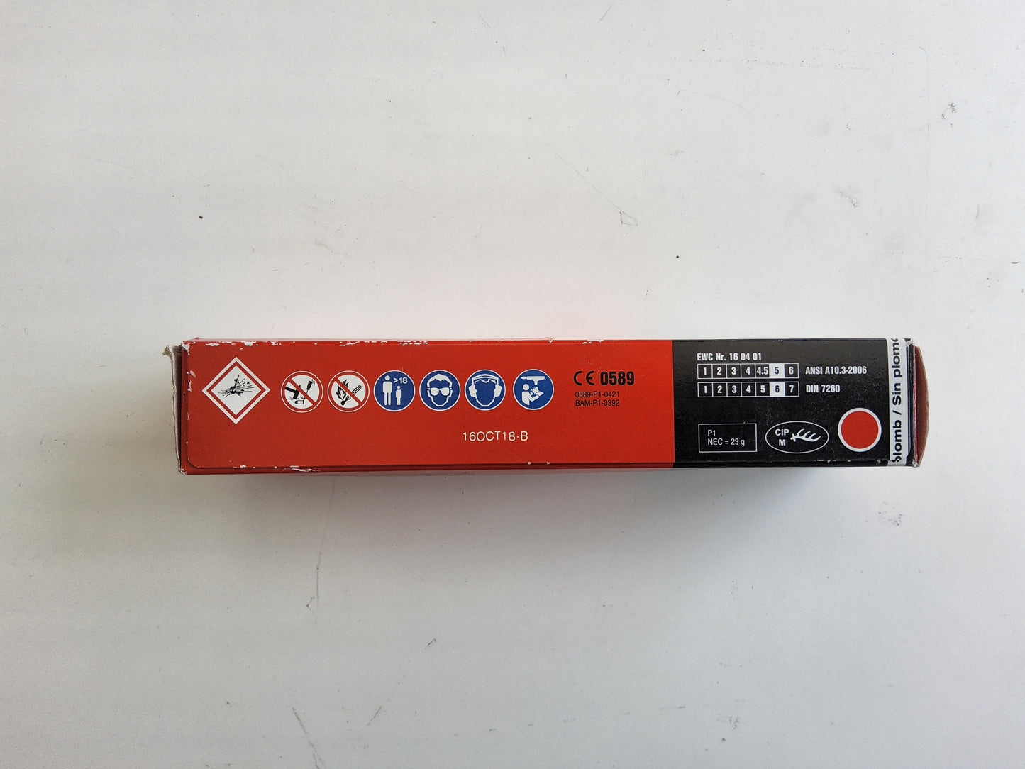 Hilti 6.8/11 M10 Clean-Tec Powder Cartridges for DX 6 M10 STD Red (Pack of 100)