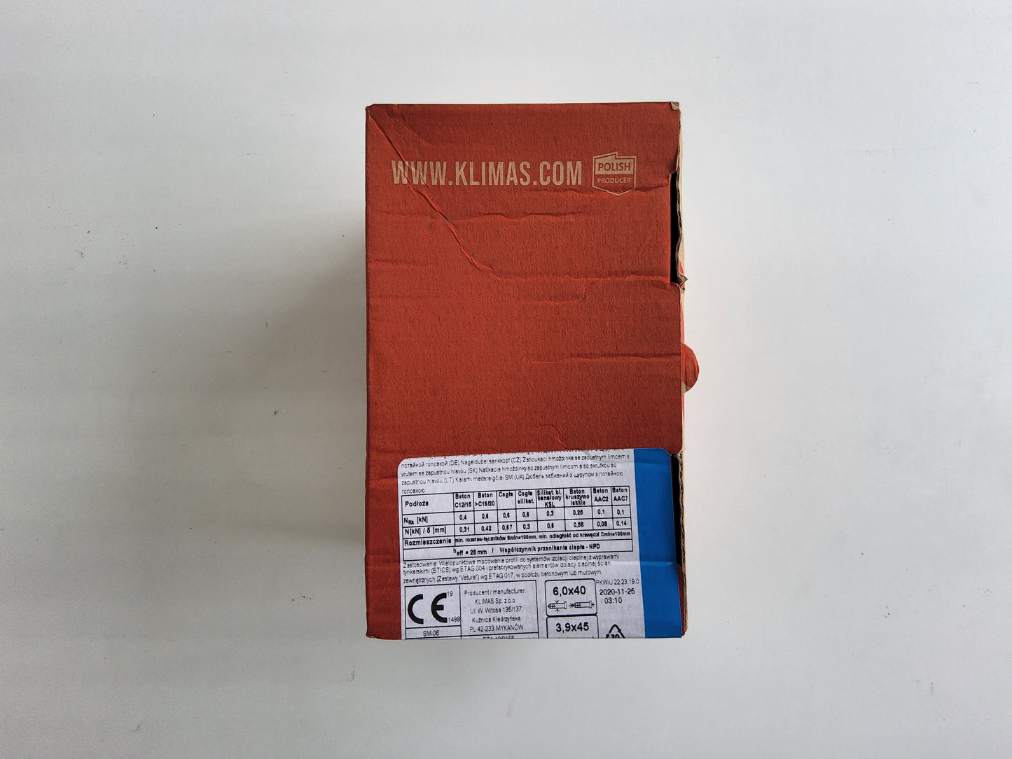Klimas Hammer Drive Fixing 40mm (Pack of 200)