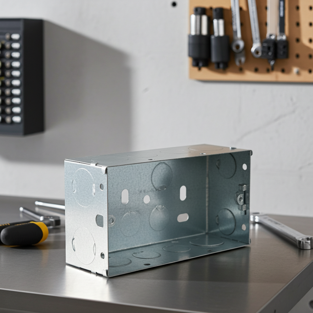 Acel 2 Gang Switch and Socket Box 47mm