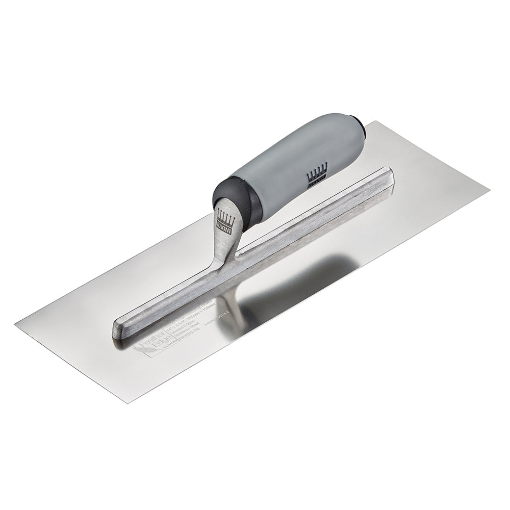 Ragni Stainless Steel FeatherEdge Finishing Trowel 18”