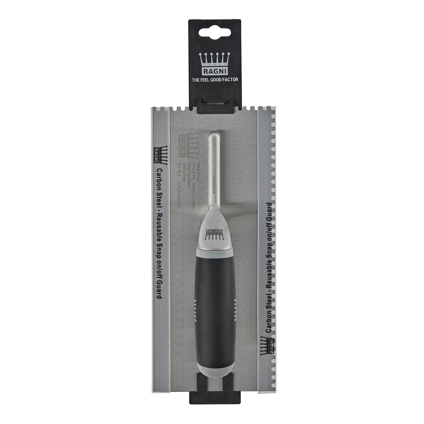 Ragni Tiling Trowel 11" with 4mm U Serrated Edges