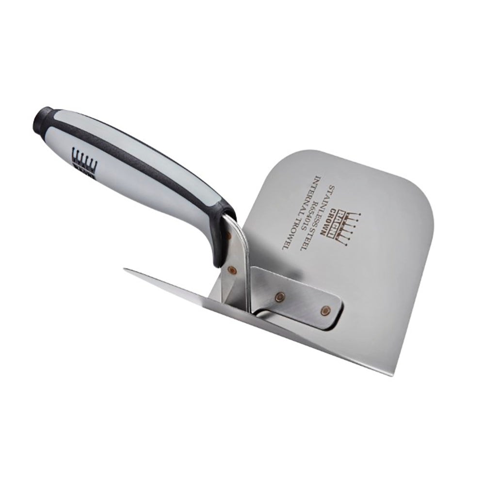 Ragni Stainless Steel Internal Corner Trowel 125mm x 100mm