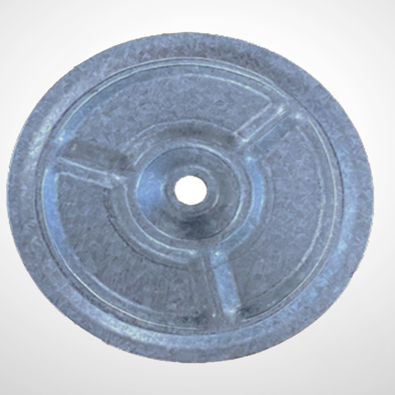 Evolution Round Galvanised Stress Plate 90mm (Pack of 100)