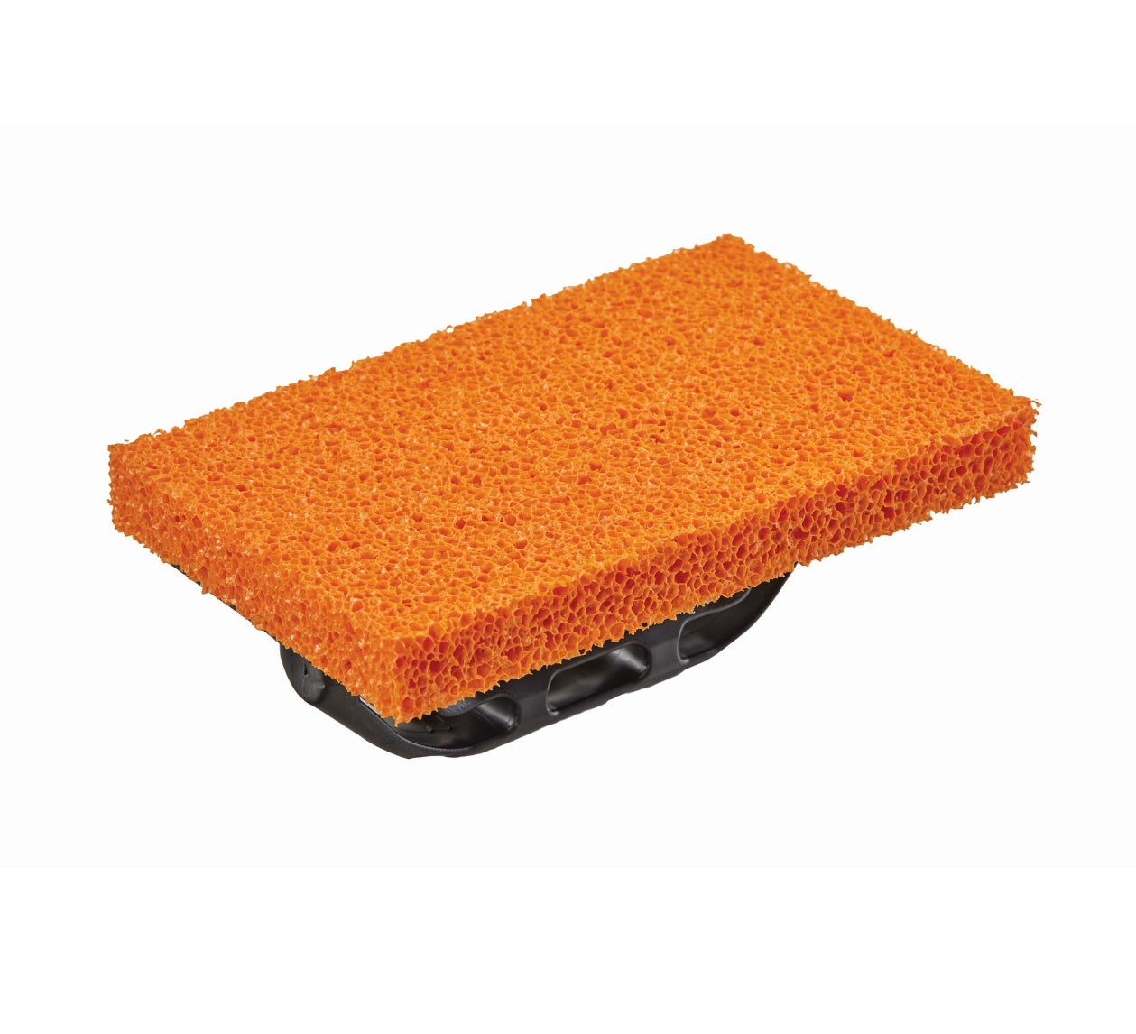 Ragni Coarse Medium Orange Sponge Float with ABS Handle 220mm x 140mm x 25mm