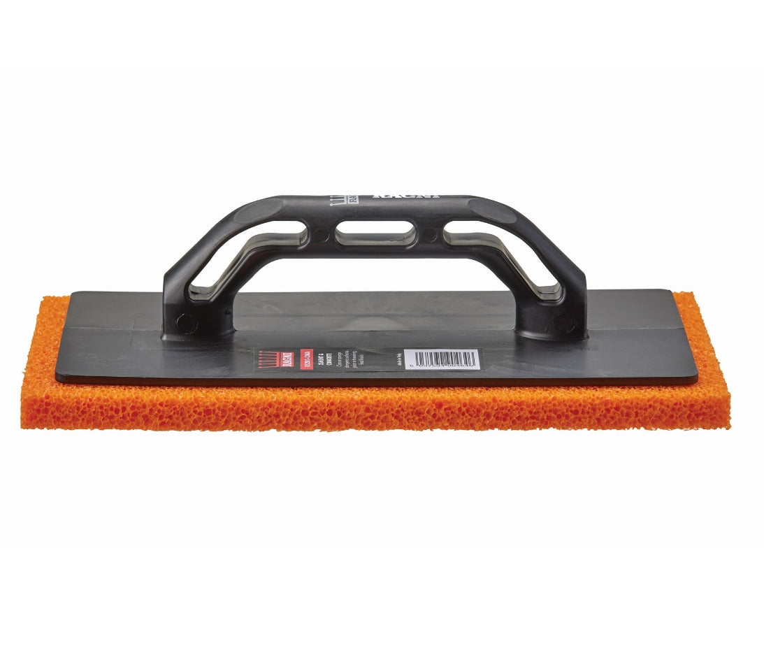 Ragni Coarse Medium Orange Sponge Float with ABS Handle 280mm x 140mm x 15mm
