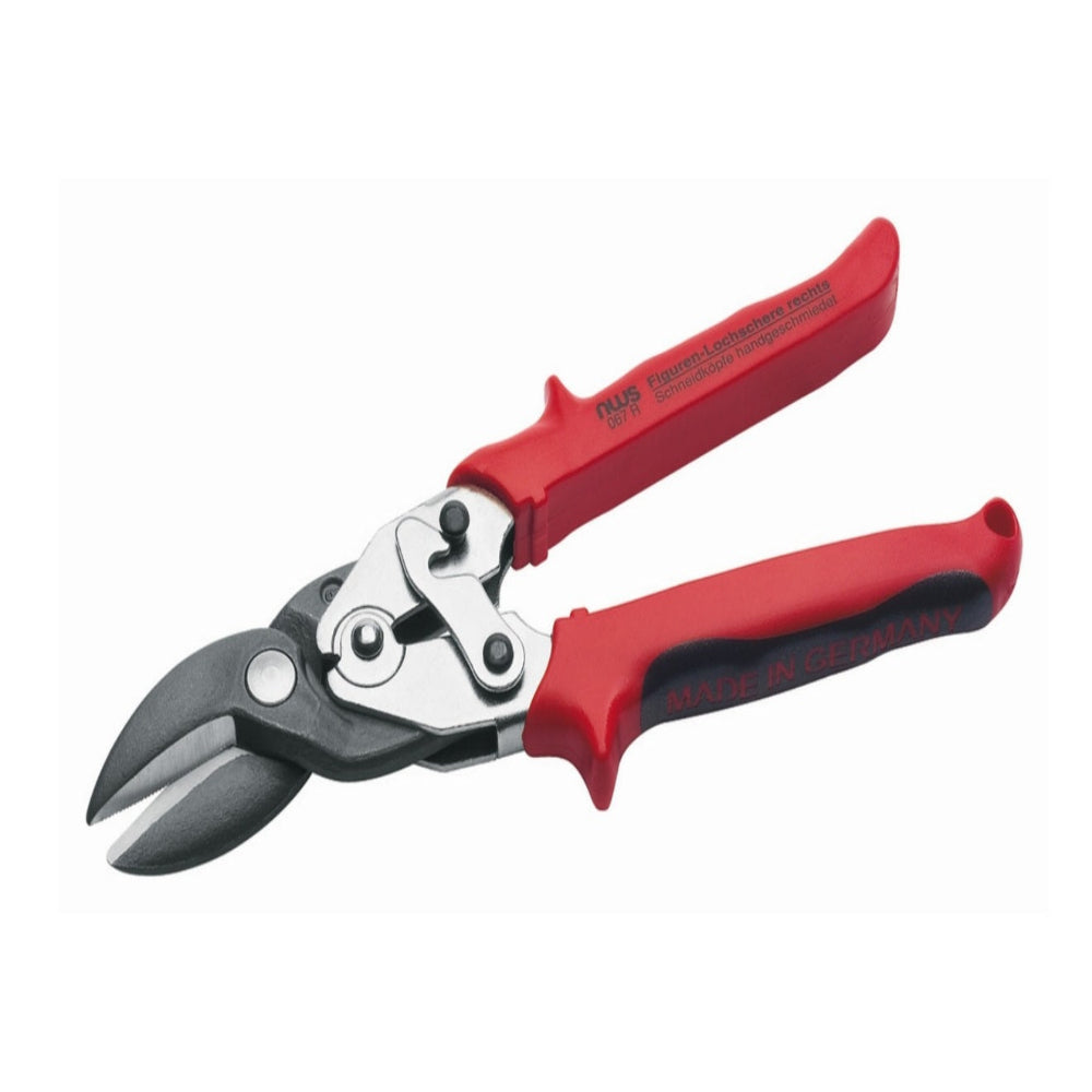 NWS Spring-Loaded Straight and Right Shape Cutting Tin Snips