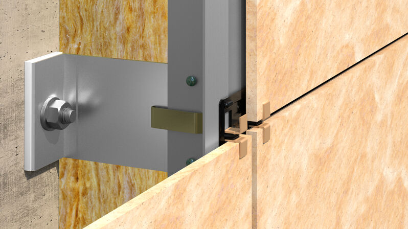 Fischer Wall Holder FLH 140x150x3/6,5/F-SP AL incl. Clip (Pack of 50)