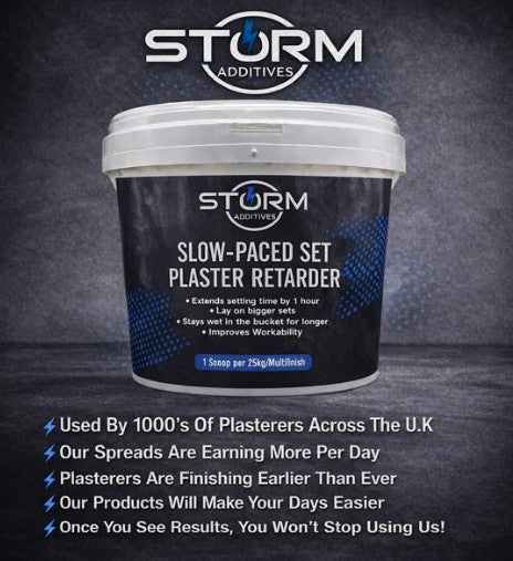 Storm Additives Slow-Paced Set Plaster Retarder 3kg