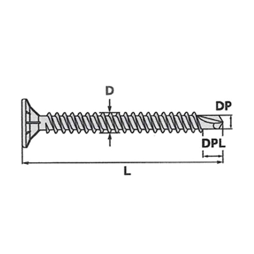 OBEX CORTEX Self-Drilling Board Screws 32mm (Pack of 500)