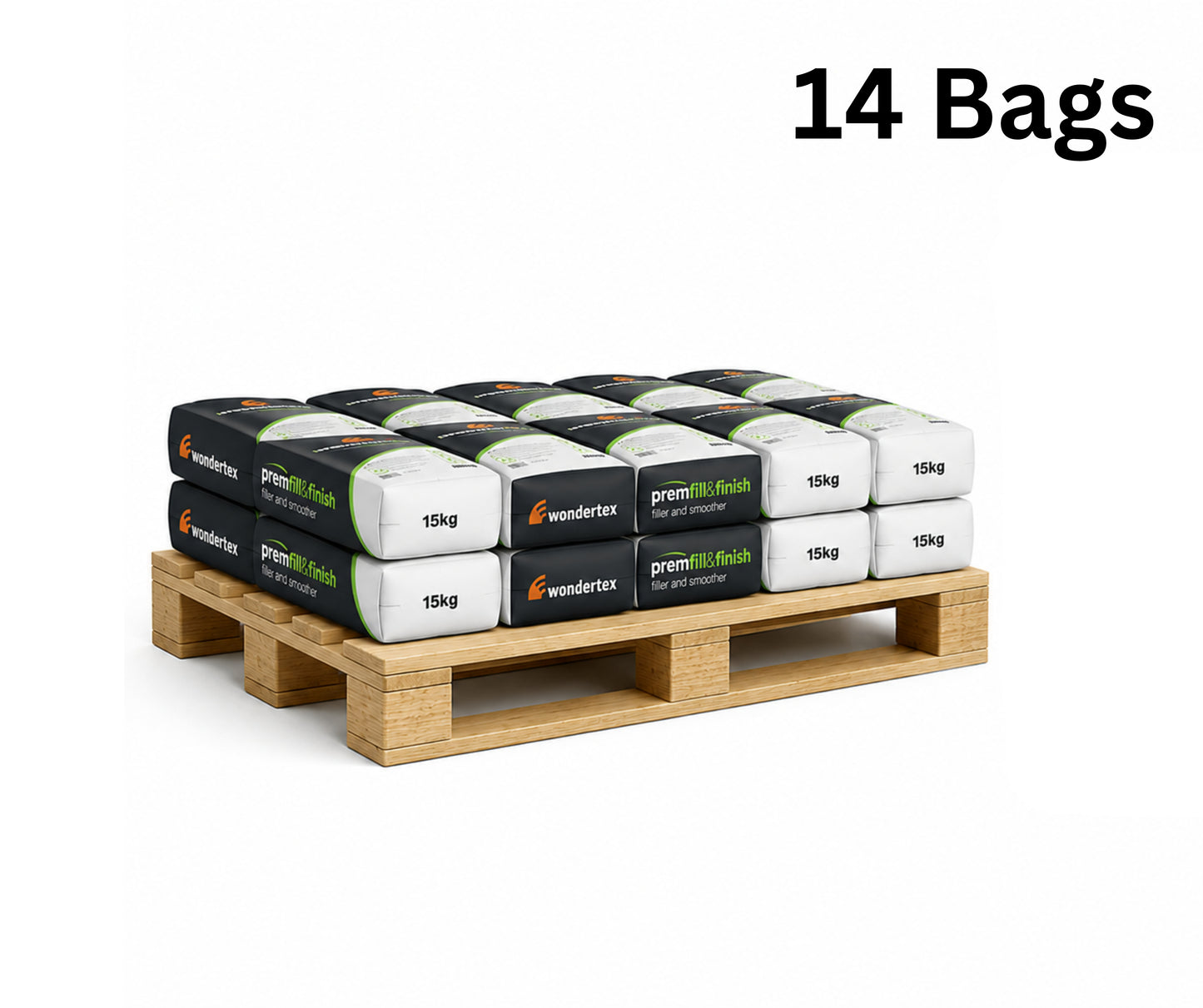 Wondertex Prem Fill & Finish 15kg (Quarter Pallet - 14 Bags)