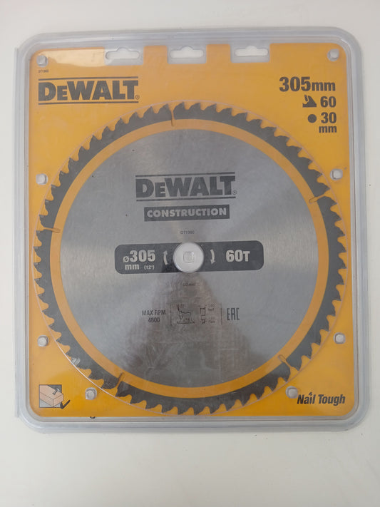 DeWalt CONSTRUCTION Circular Saw Blade 305mm x 60T