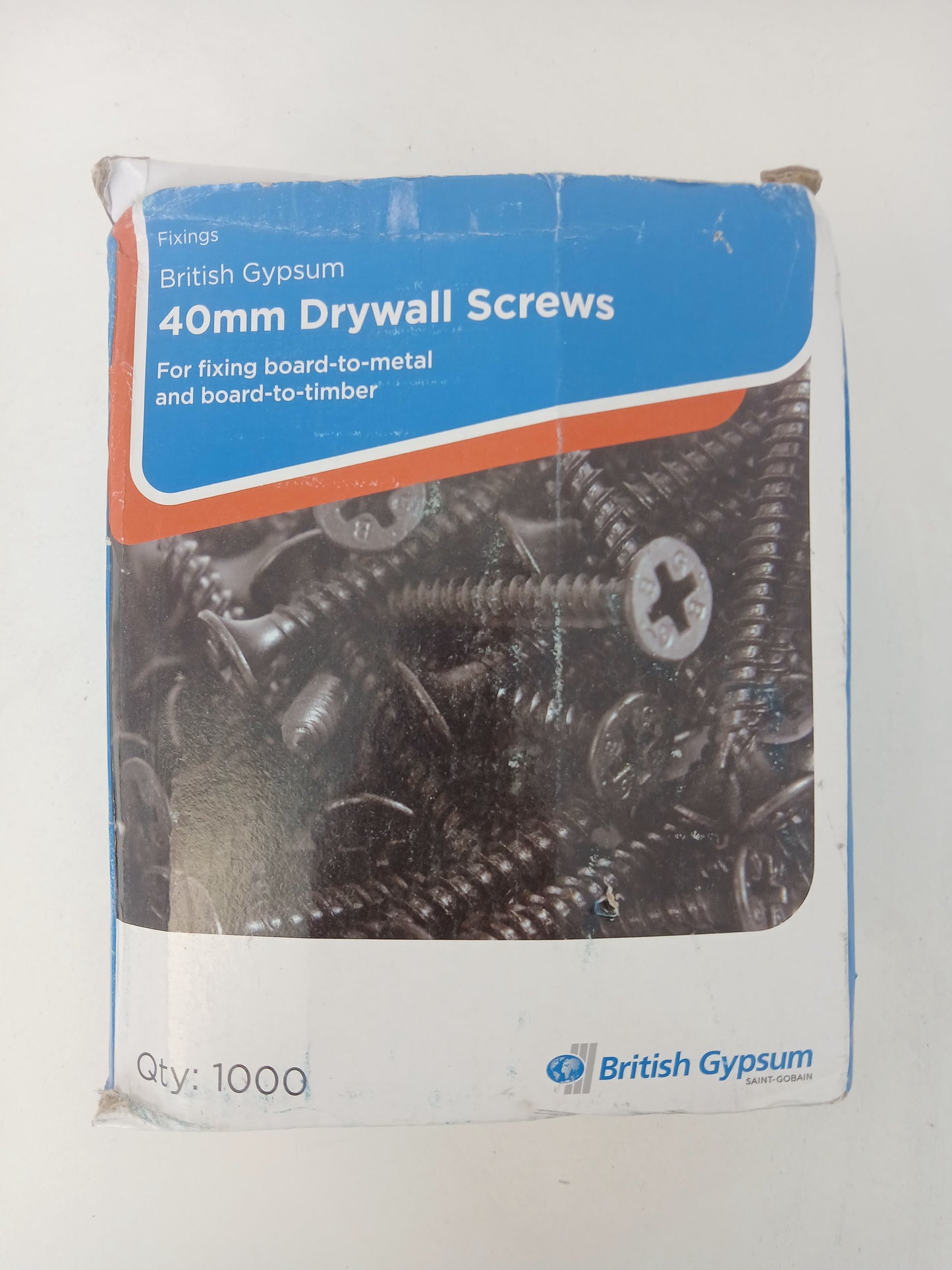 British Gypsum Drywall Screws 40mm (Pack of 1000)