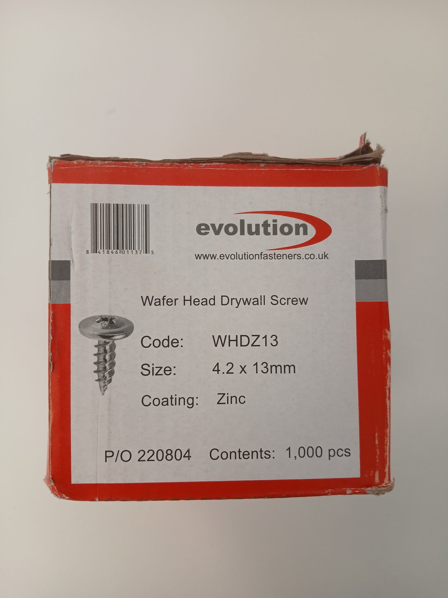 Evolution Wafer Head Drywall Screw 13mm (Pack of 1000)
