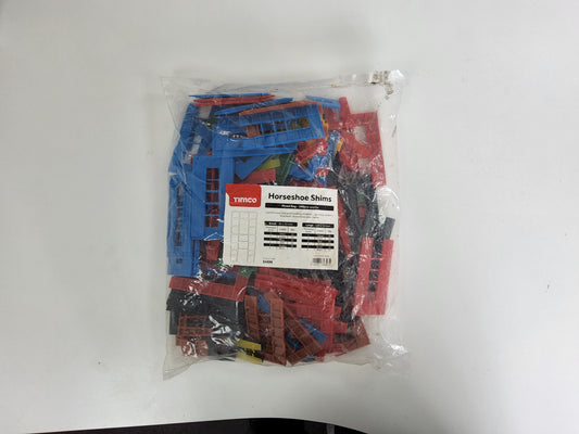 Timco Assorted Horseshoe Shims 1mm - 6mm (Pack of 200)