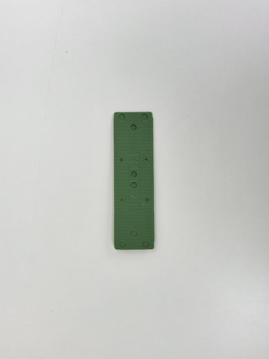 Broadfix Flat Shim Green 100mm x 28mm x 1mm (Pack of 100)