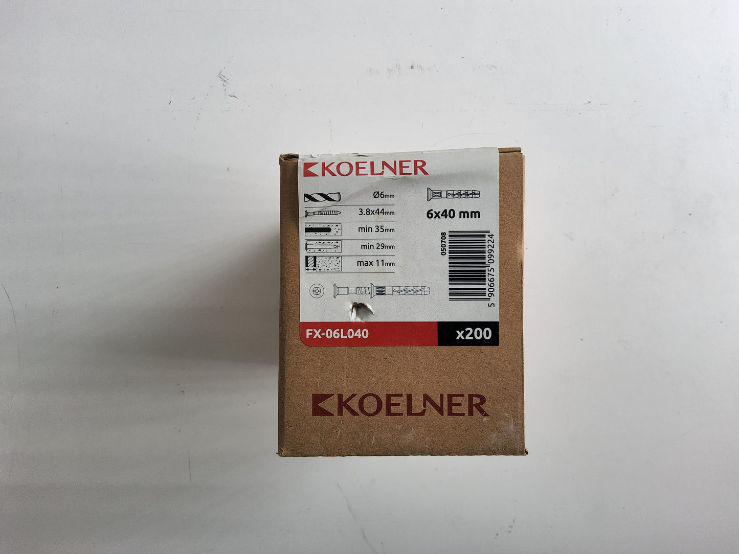Koelner FX-06L040 Hammer Fixing 40mm (Pack of 200)