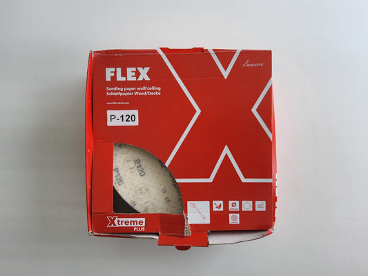 Flex Sandingpaper Xtreme Plus 120 Grit 225mm (Pack of 16)