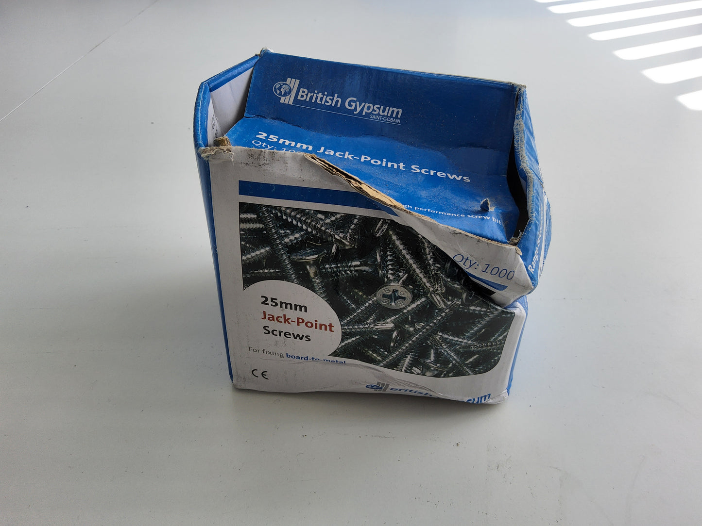 British Gypsum Jack-Point Screws 25mm (Pack of 1000)