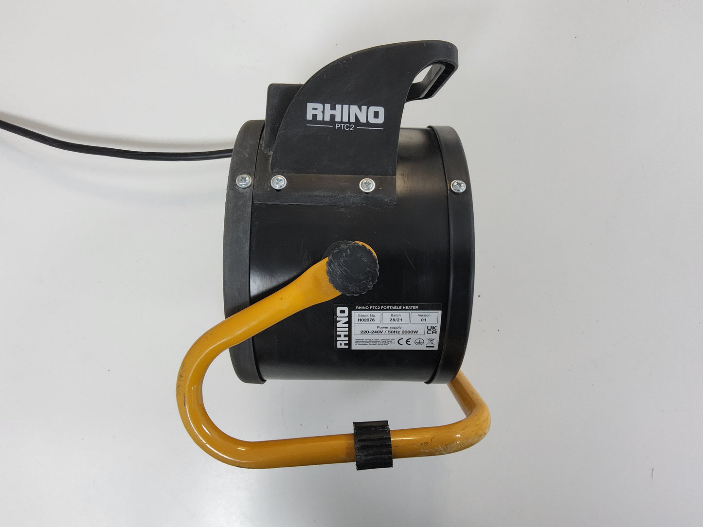 Rhino 2kW PTC2 Fan Heater 240v (Used)