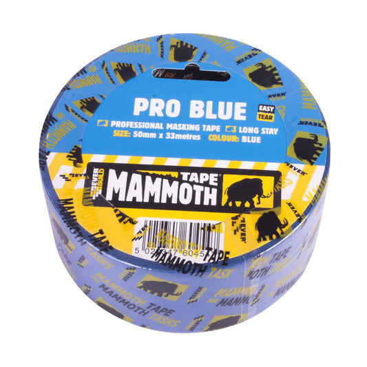 Everbuild MAMMOTH Pro Blue Masking Tape 33m x 50mm
