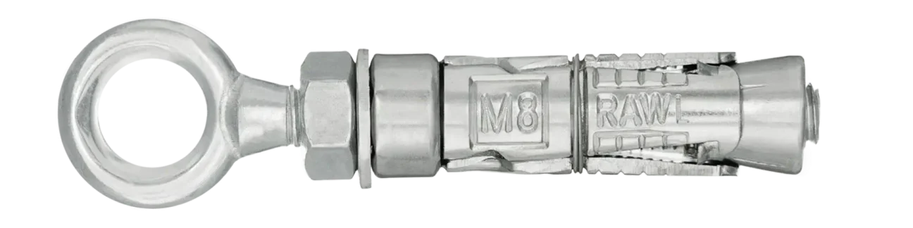 Rawlplug Rawlbolt Shield Anchor Eye Bolt M12 x 130mm (Pack of 25)