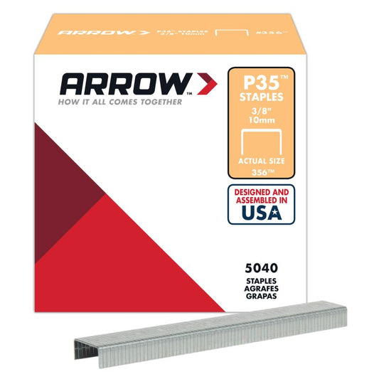 Arrow P35 Staples 10mm 3/8" (Pack of 5040)