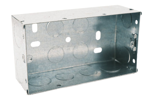 Acel 2 Gang Switch and Socket Box 47mm