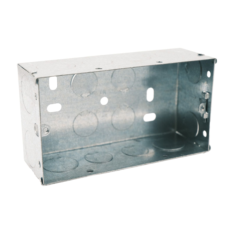Acel 2 Gang Switch and Socket Box 47mm