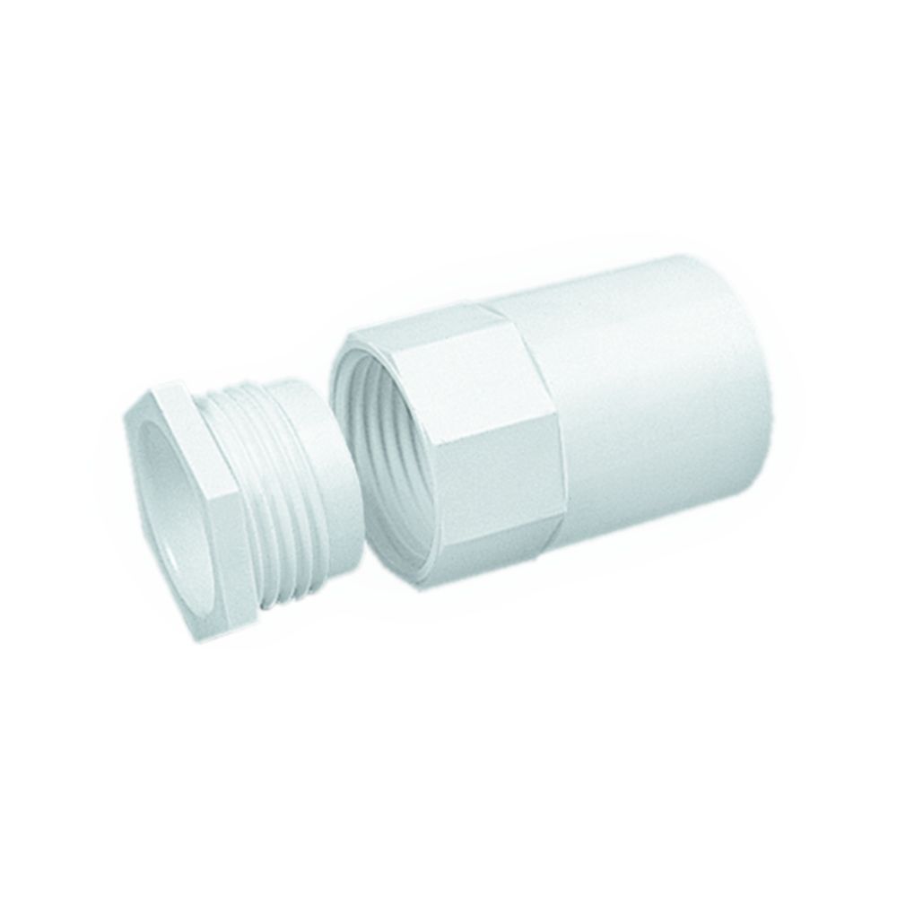Acel PVC Conduit Female Adaptor White 25mm