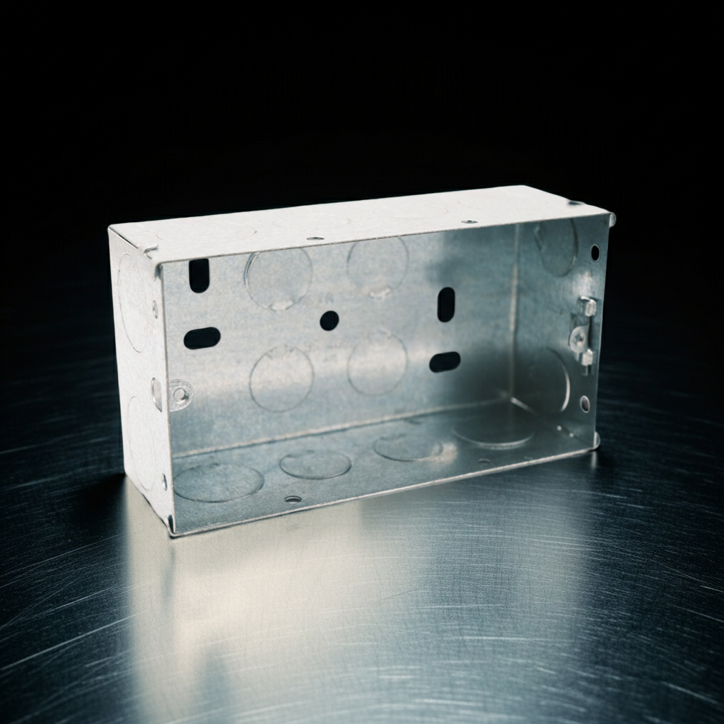 Acel 2 Gang Switch and Socket Box 47mm