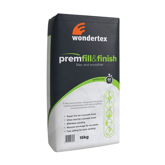 Wondertex Prem Fill & Finish 15kg (Single Bag)