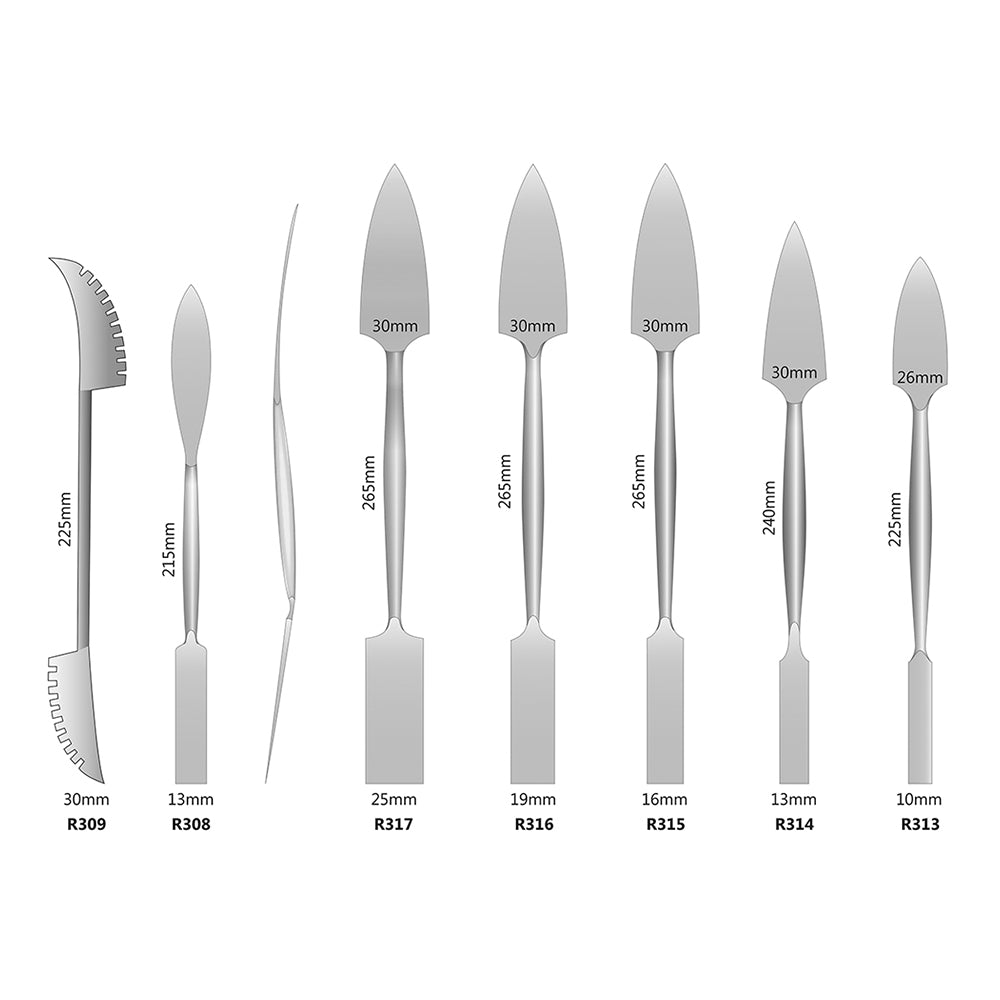 Ragni Small Tool Trowel & Small Square 16mm x 265mm
