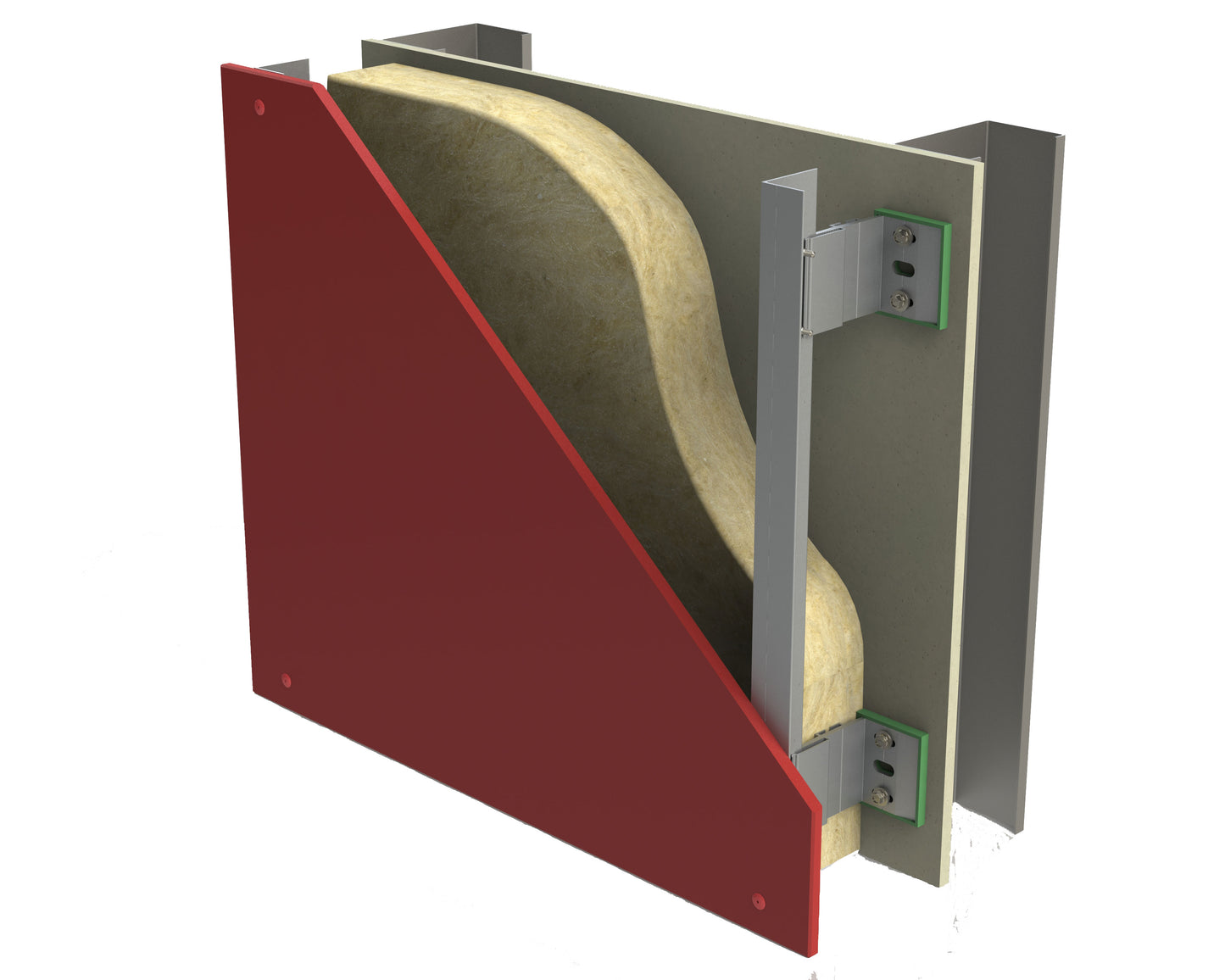 SFS NVELOPE NV Rainscreen Double Bracket 120mm with 6.5mm Slots