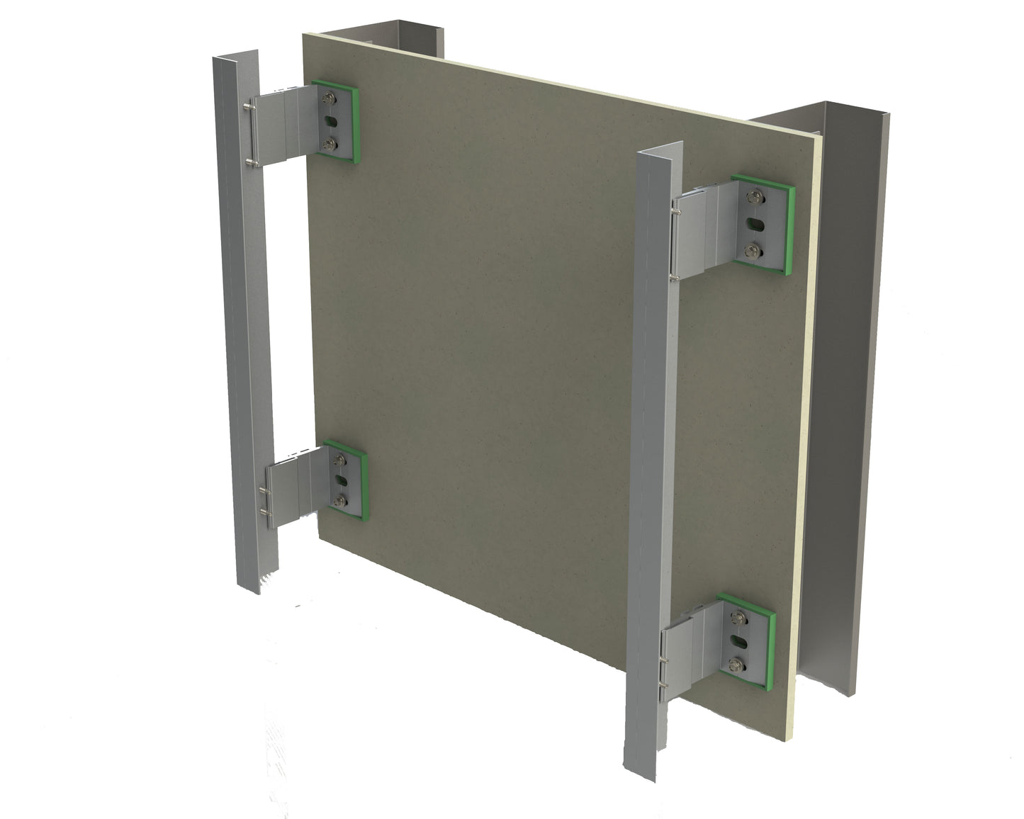 SFS NVELOPE NV Rainscreen Double Bracket 120mm with 6.5mm Slots