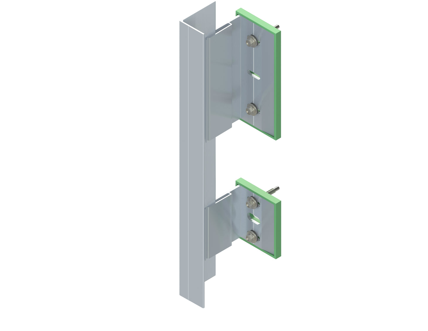 SFS NVELOPE NV Rainscreen Double Bracket 120mm with 6.5mm Slots
