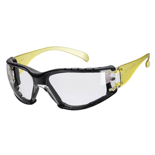 Portwest Wrap Around Plus Safety Glasses Clear