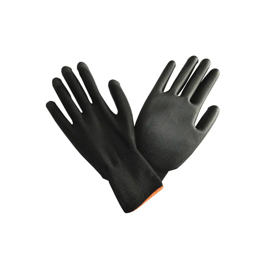 PTI Black Poly Gloves Large