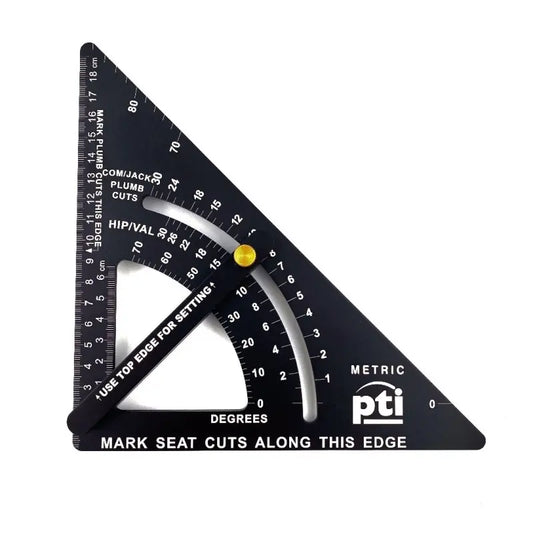PTI Adjustable Quick Square with Layout Tool 7"