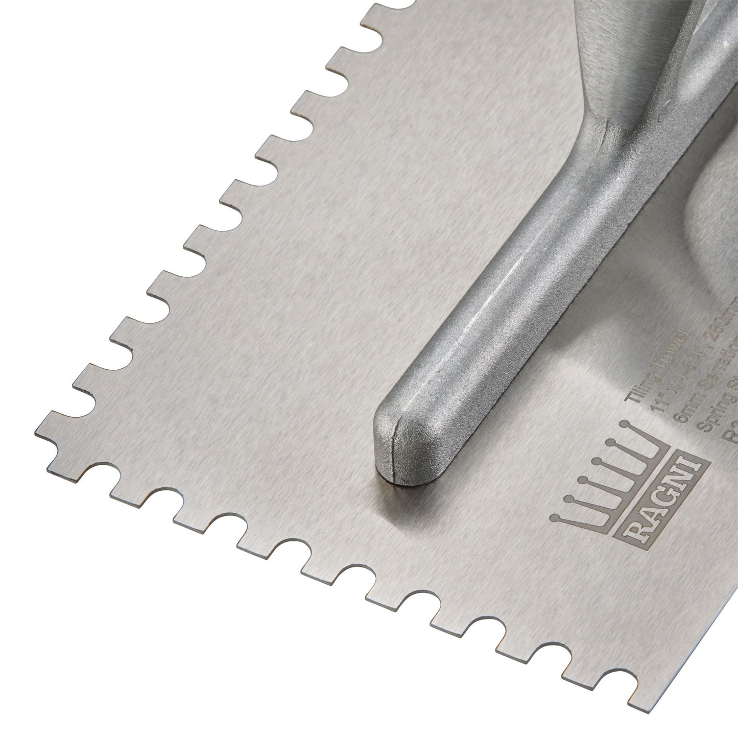 Ragni Tiling Trowel 11" with 6mm U-Shaped Notches