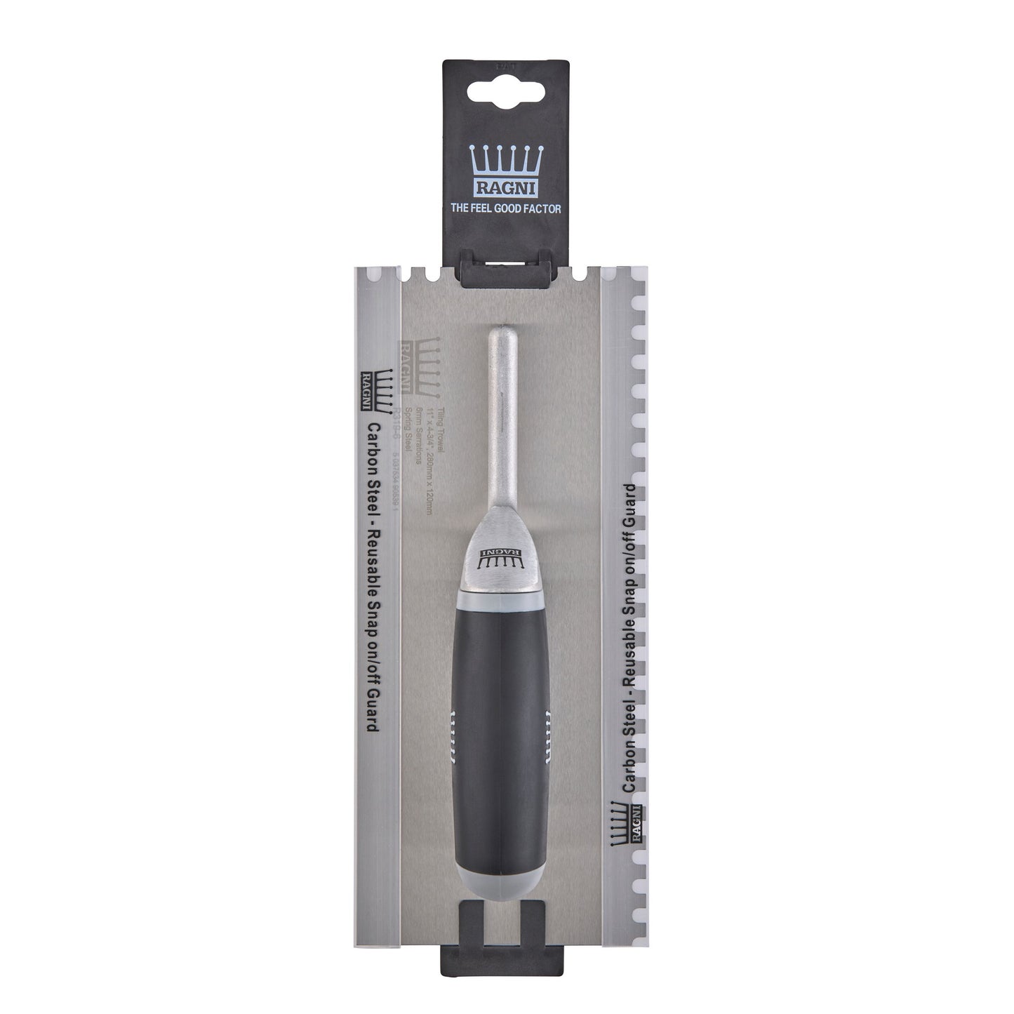 Ragni Tiling Trowel 11" with 6mm U-Shaped Notches