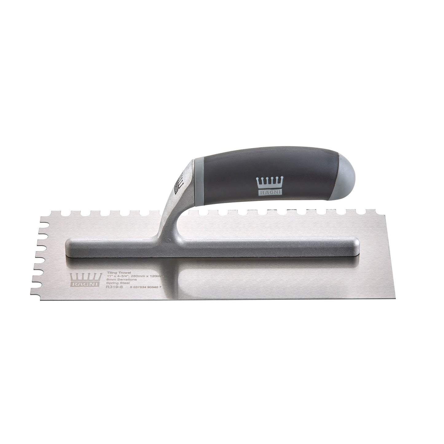 Ragni Tiling Trowel 11" with 8mm U-Shaped Notches