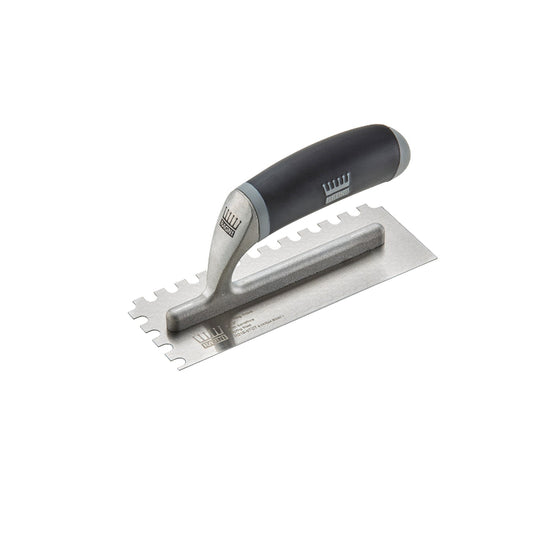 Ragni Small Tiling Trowel 8" with 8mm U-Shaped Notches