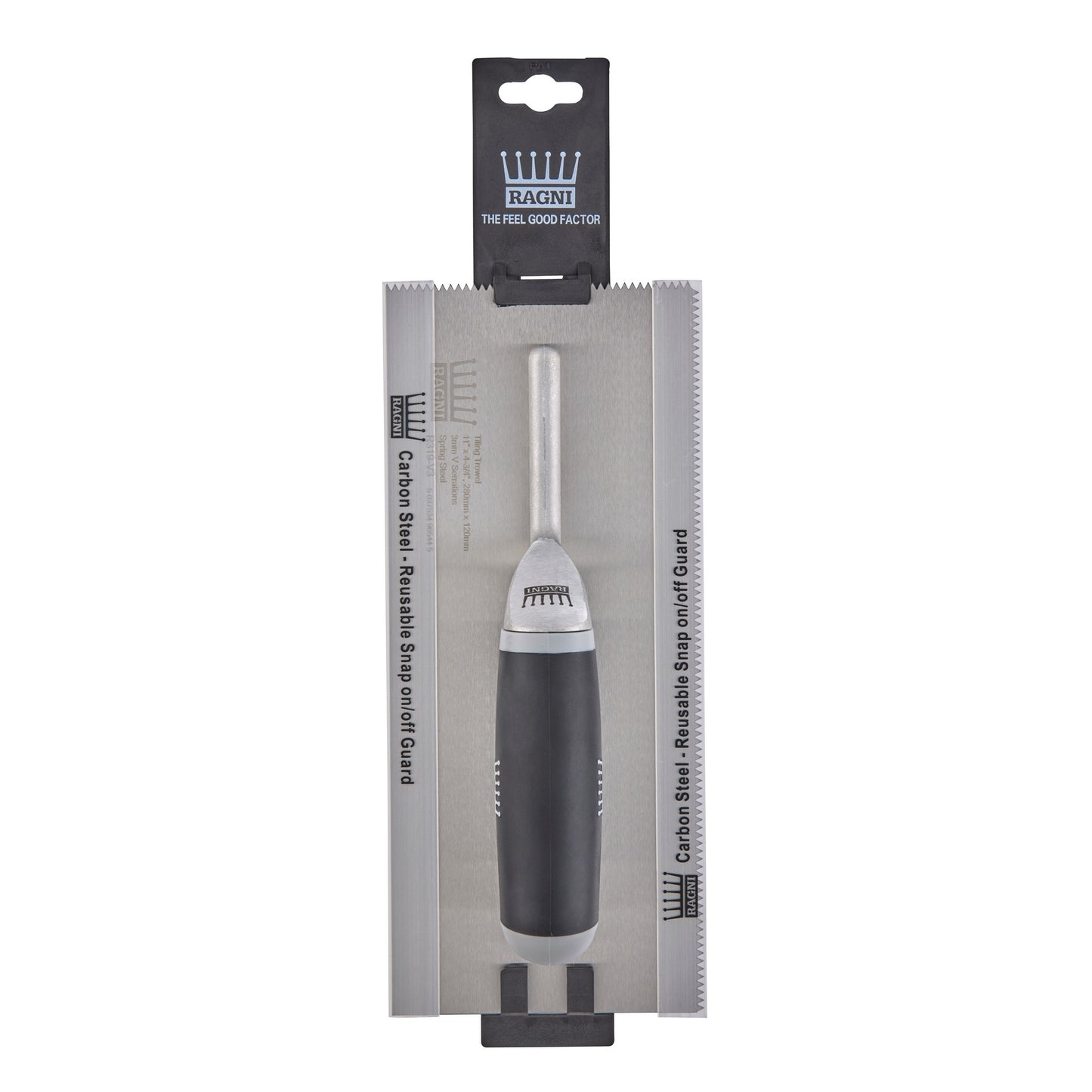 Ragni Tiling Trowel 11" with 2mm V-Shaped Notches