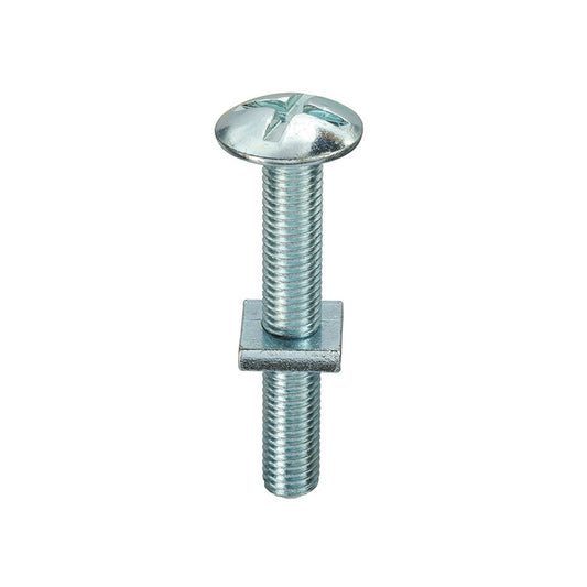 Unifix Mushroom Head Roofing Bolt and Square Nuts M6 x 20 (Pack of 200)