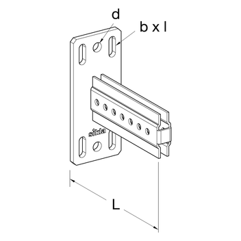 Sikla siFramo End Support STA F 80/30-Q