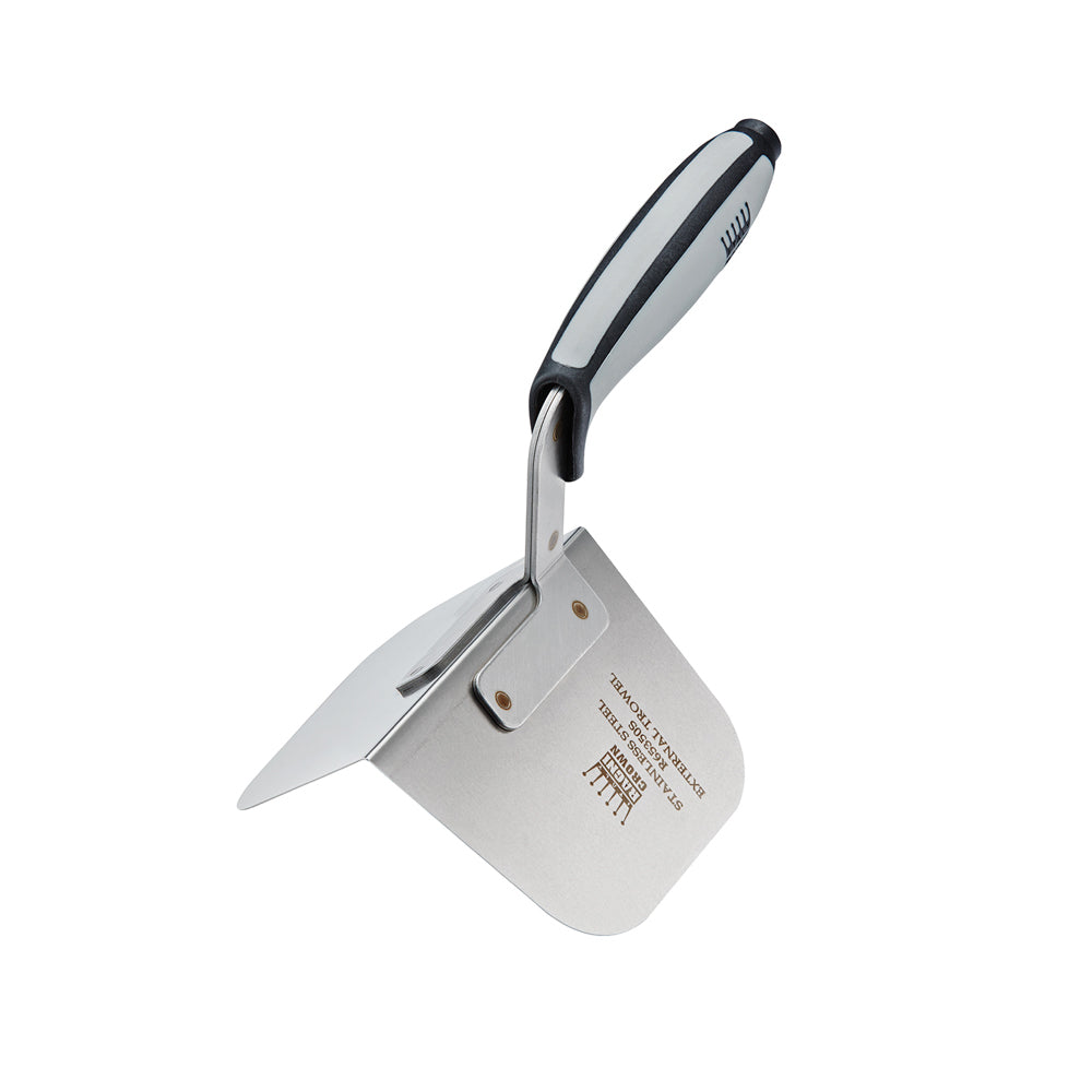 Ragni Stainless Steel External Corner Trowel 125mm x 90mm